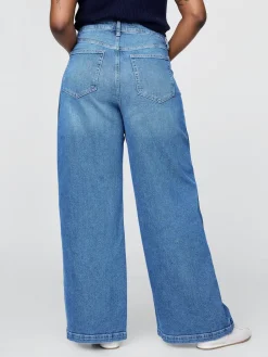 Extra High Rise Stride Wide-Leg Jeans