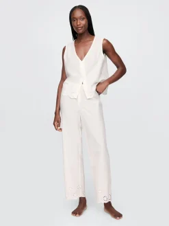 Eyelet Hem PJ Pants