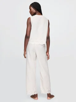 Eyelet Hem PJ Pants