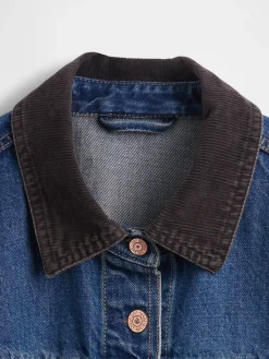 Fitted Longline Denim Jacket