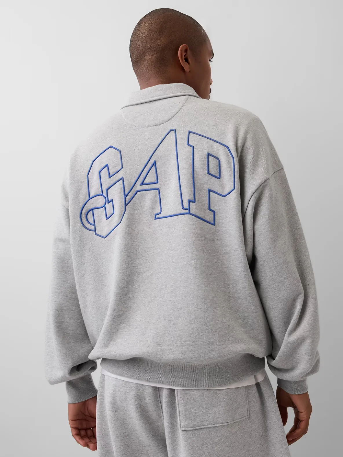Gap × Awake NY Heavyweight Oversized Quarter-Zip Pullover