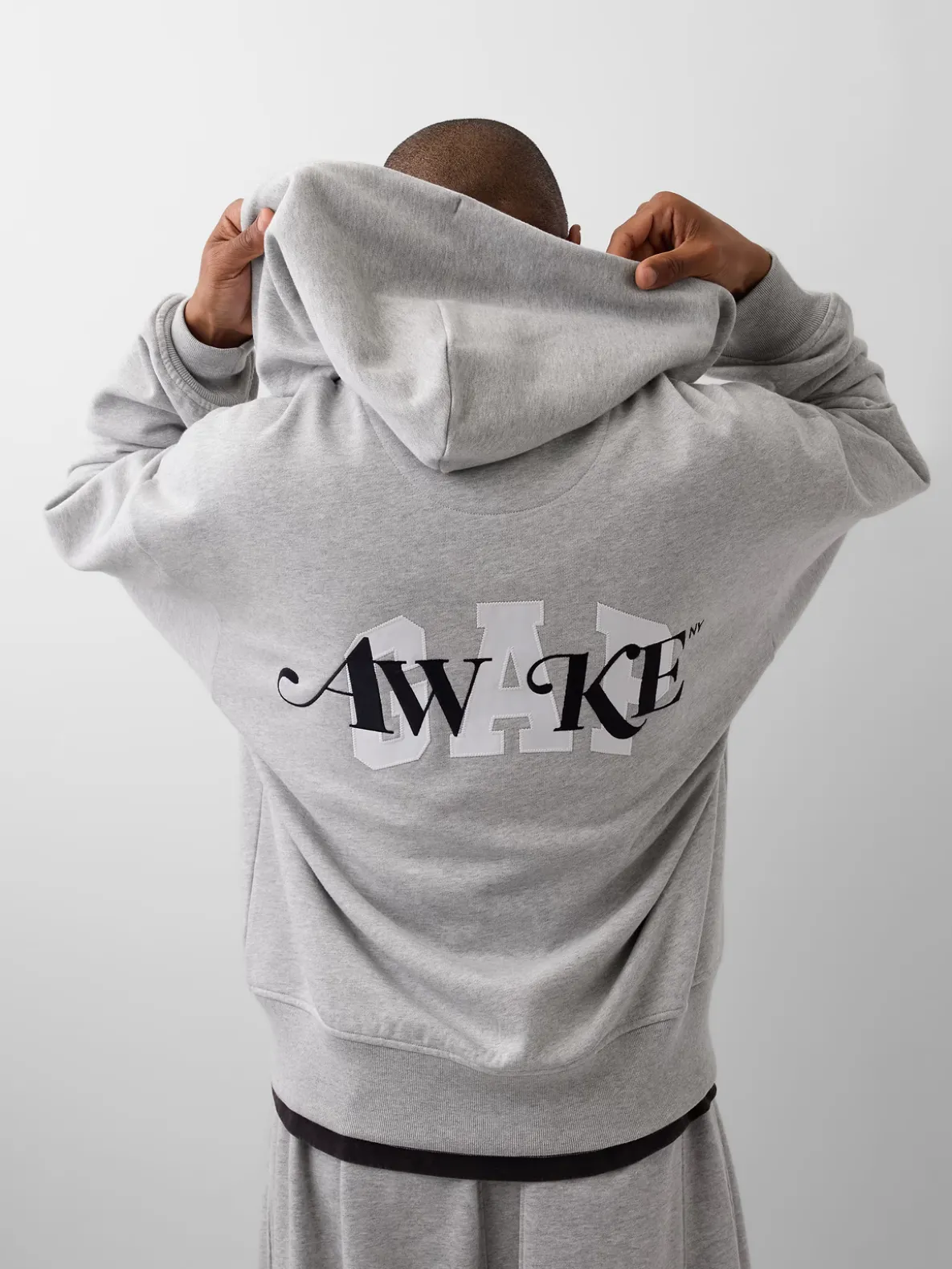 Gap × Awake NY Heavyweight Oversized Logo Zip Hoodie