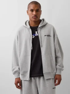 Gap × Awake NY Heavyweight Oversized Logo Zip Hoodie