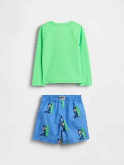 Gap × Disney Baby & Toddler Rash Guard Swim Set