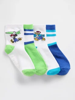 Gap × Disney Baby & Toddler Quarter Crew Socks