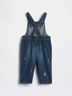 Gap × Disney Baby Denim Overalls