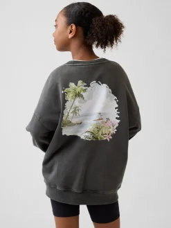 Gap × Disney Kids VintageSoft Oversized Sweatshirt