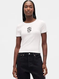 Gap × Disney Tim Burton’s The Nightmare Before Christmas Modern Shrunken T-Shirt