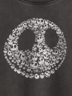Gap × Disney Tim Burton’s The Nightmare Before Christmas Heavyweight Skull Sweatshirt