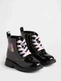 Gap × Disney Toddler Minnie Mouse Lace-Up Boots