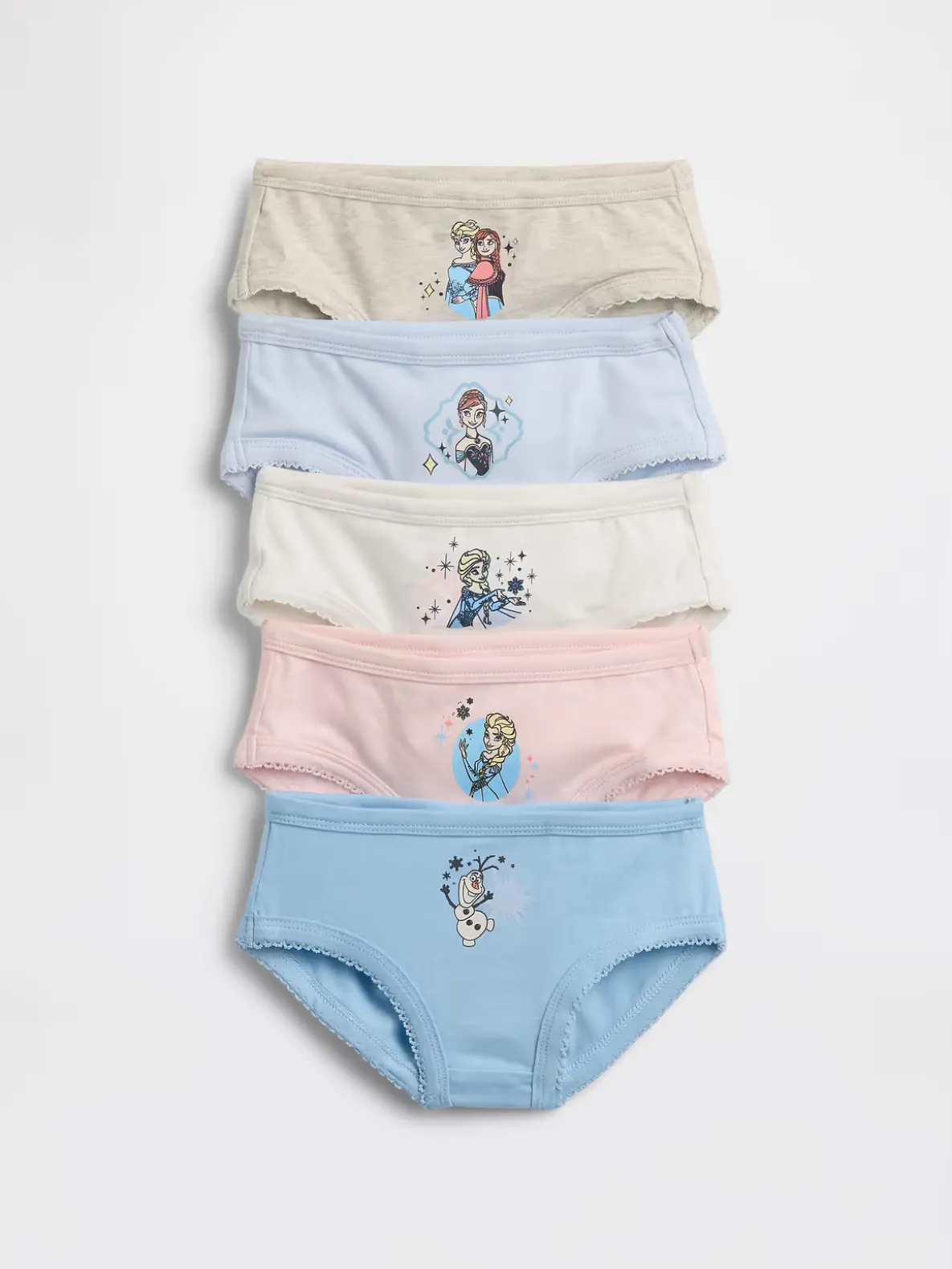 Gap × Disney Toddler Organic Stretch Cotton Briefs (5-Pack)