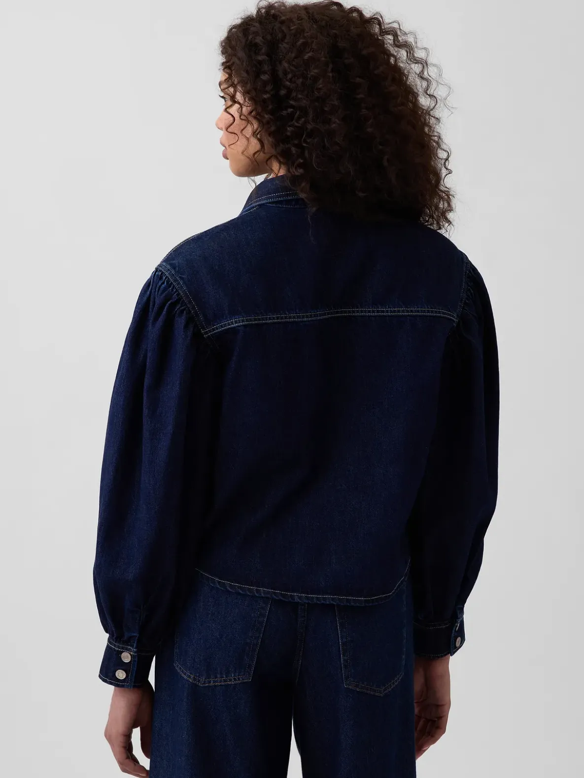 Gap × HFR Balloon-Sleeve Denim Shirt by LaTouché