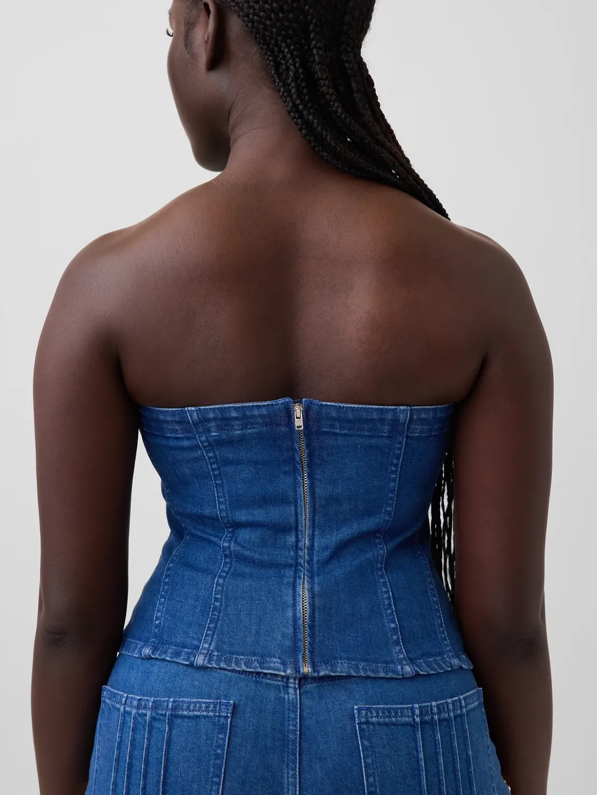 Gap × HFR Denim Corset Top by Atelier Ndigo
