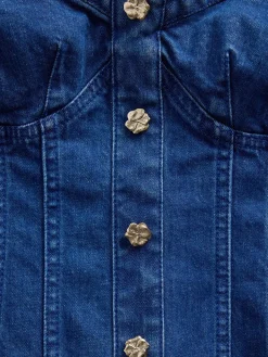 Gap × HFR Denim Corset Top by Atelier Ndigo