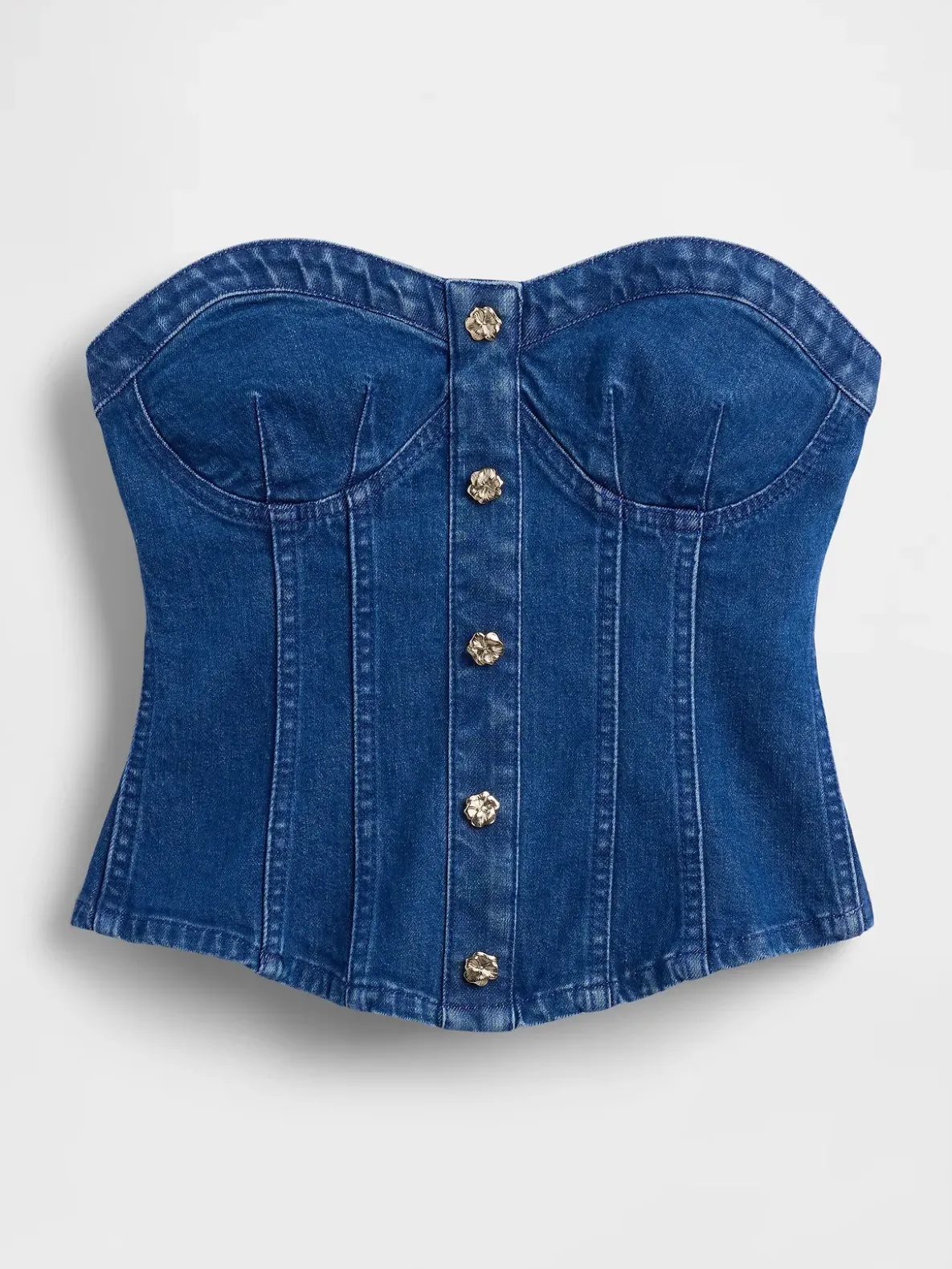 Gap × HFR Denim Corset Top by Atelier Ndigo