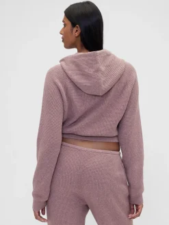 Gap × Summer Fridays CashSoft Waffle Crop Hoodie
