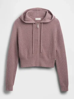 Gap × Summer Fridays CashSoft Waffle Crop Hoodie