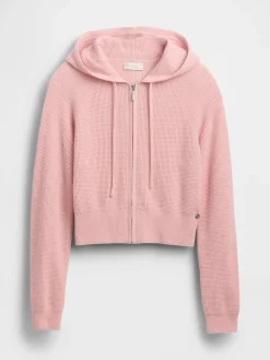 Gap × Summer Fridays CashSoft Waffle Crop Hoodie