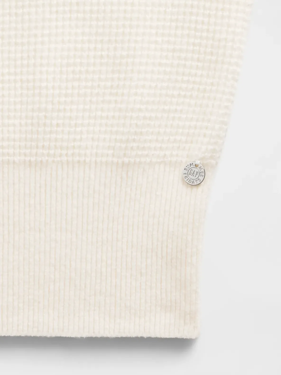 Gap × Summer Fridays CashSoft Waffle Crop Hoodie