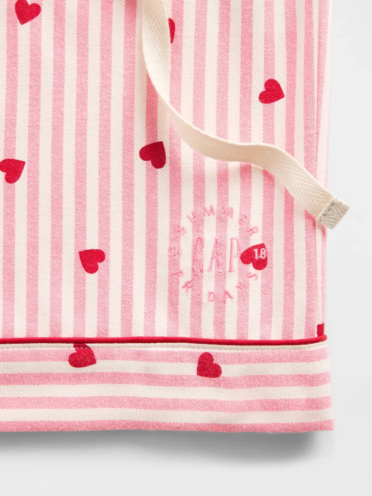Gap × Summer Fridays Flannel Hearts PJ Boxer Shorts