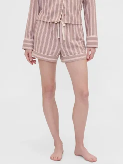 Gap × Summer Fridays Flannel Stripe PJ Boxer Shorts
