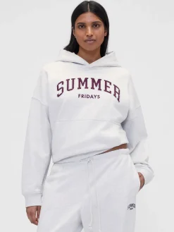 Gap × Summer Fridays Heavyweight Oversized Logo Hoodie