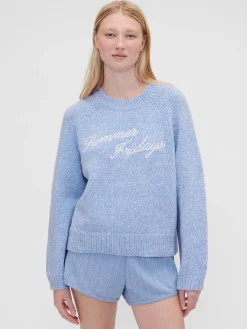 Gap × Summer Fridays Oversized Logo Sweater