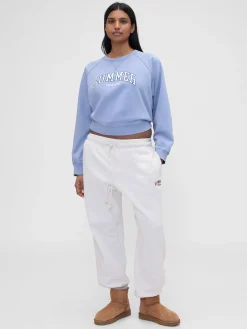 Gap × Summer Fridays Oversized Raglan Logo Sweatshirt
