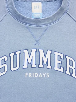 Gap × Summer Fridays Oversized Raglan Logo Sweatshirt