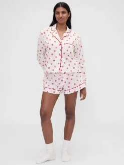 Gap × Summer Fridays Poplin Kiss PJ Boxer Shorts