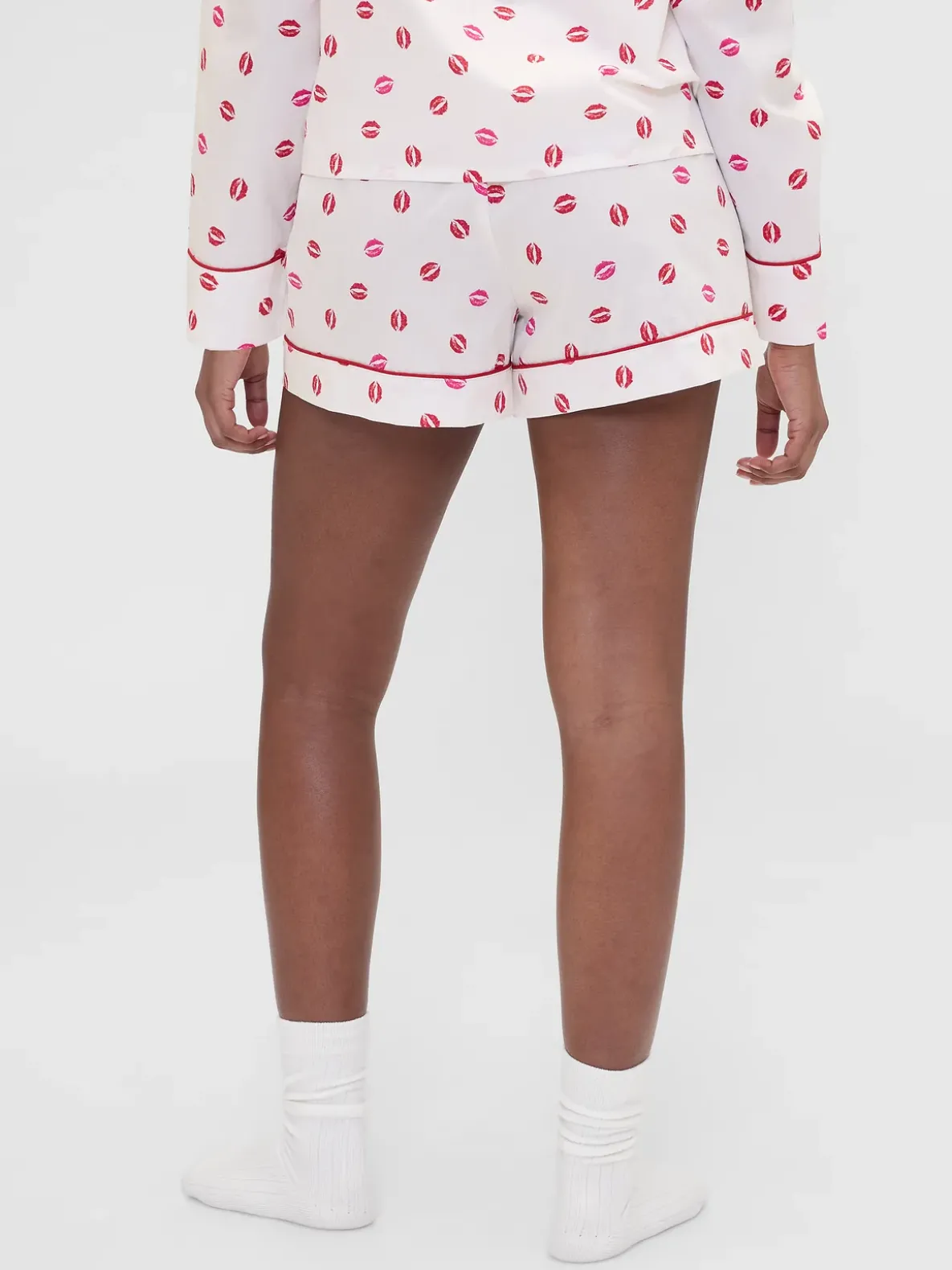 Gap × Summer Fridays Poplin Kiss PJ Boxer Shorts