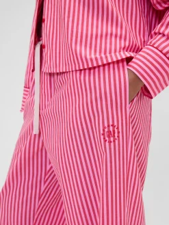 Gap × Summer Fridays Relaxed Poplin Stripe PJ Pants