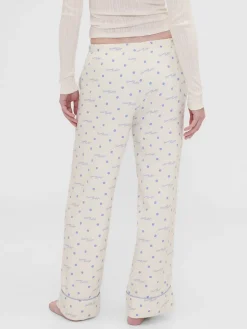 Gap × Summer Fridays Relaxed Flannel Dotted PJ Pants
