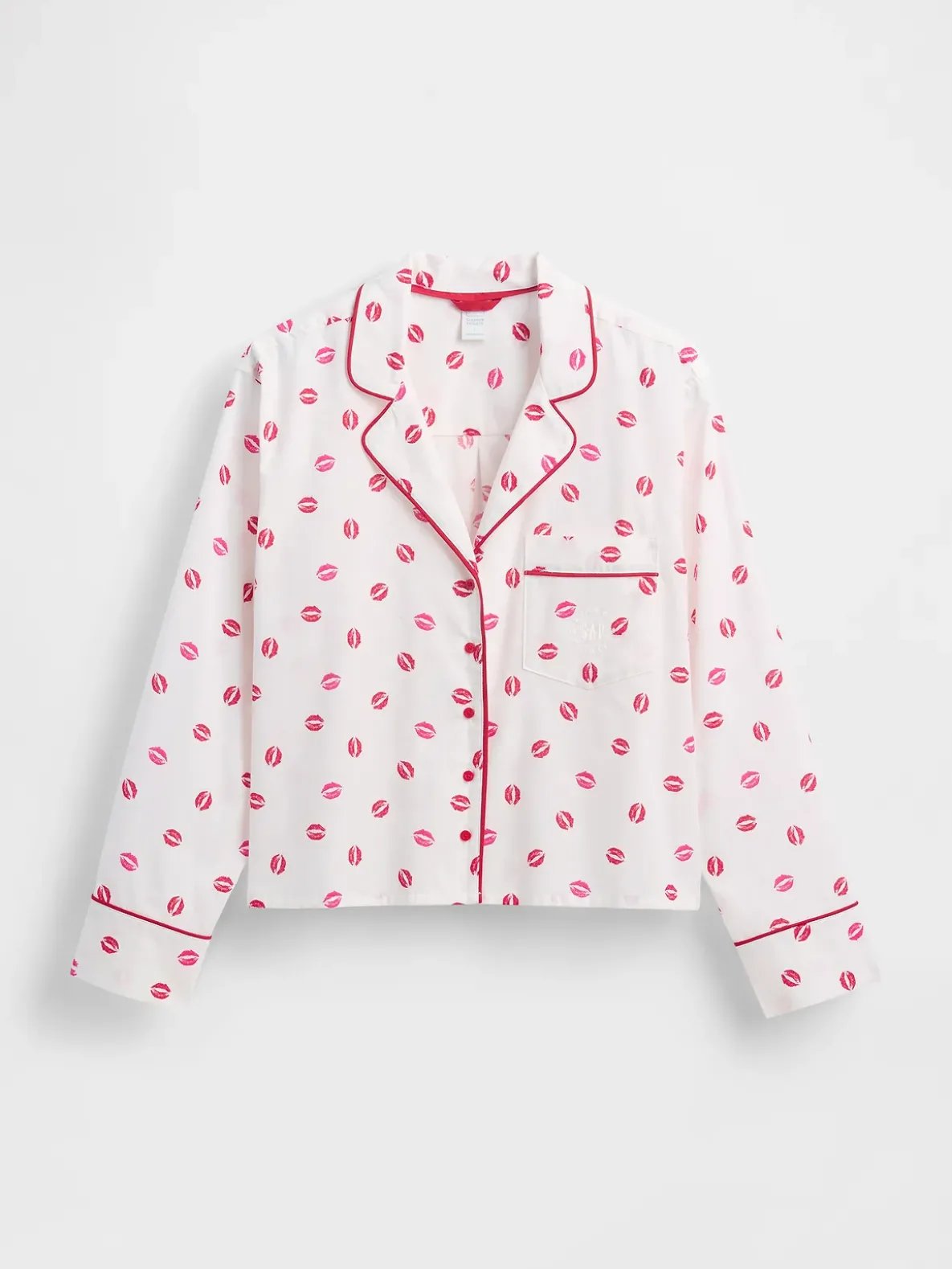 Gap × Summer Fridays Relaxed Poplin Kiss PJ Shirt