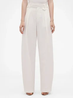 Gap × Victoria Beckham High Rise Pleated Arc Trouser