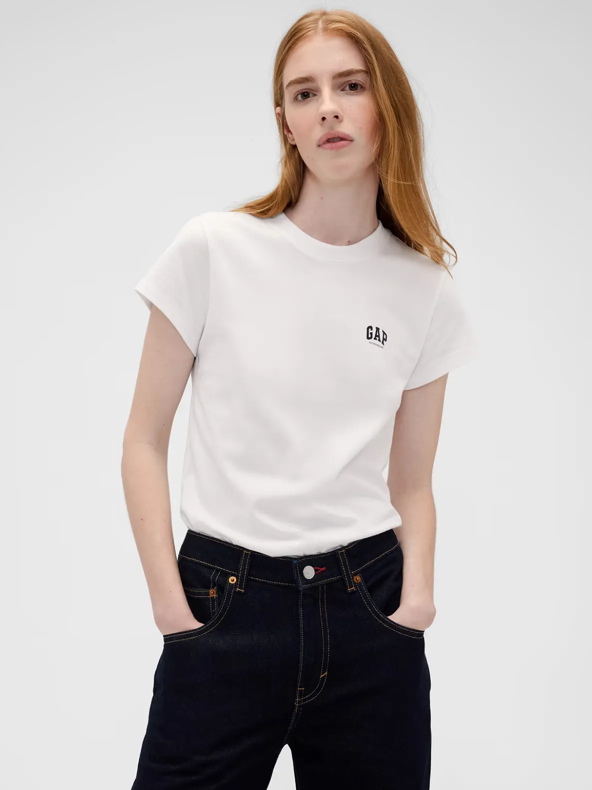 Gap × Victoria Beckham Organic Cotton Logo T-Shirt