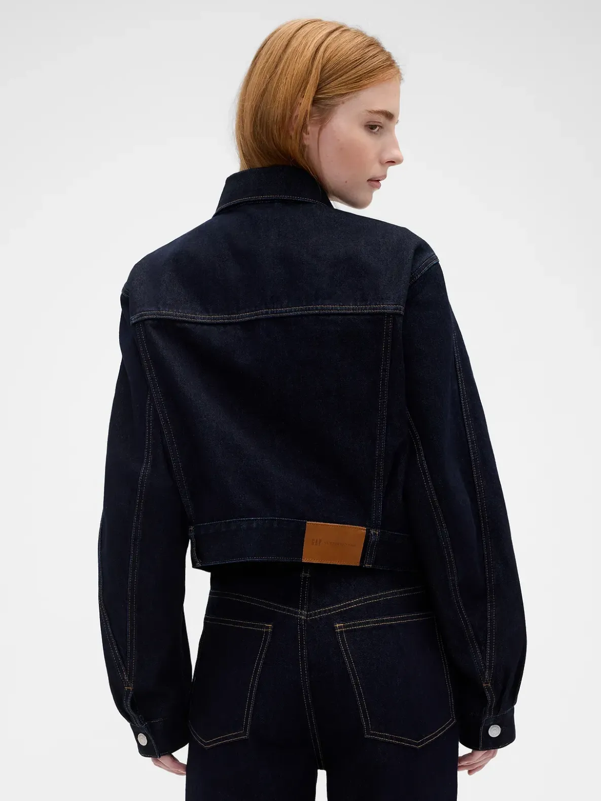 Gap × Victoria Beckham Relaxed Crop Denim Jacket