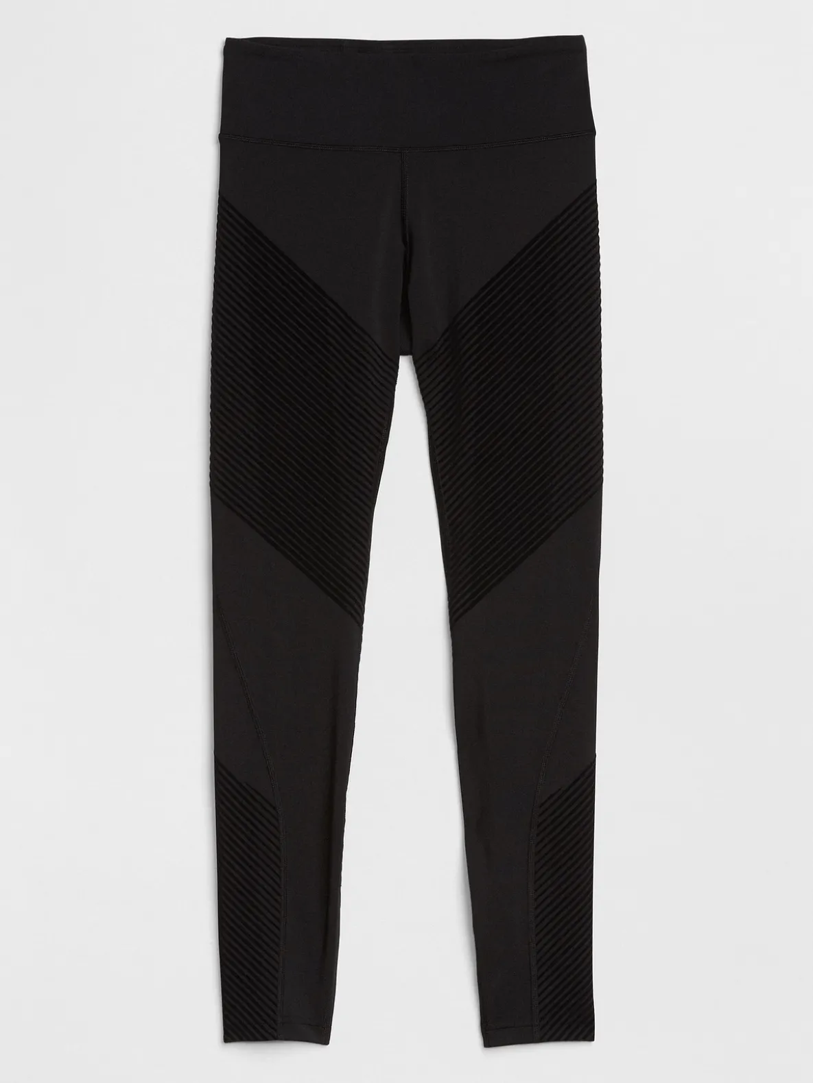 GapFit High Rise Textured Stripe Leggings in Sculpt Compression