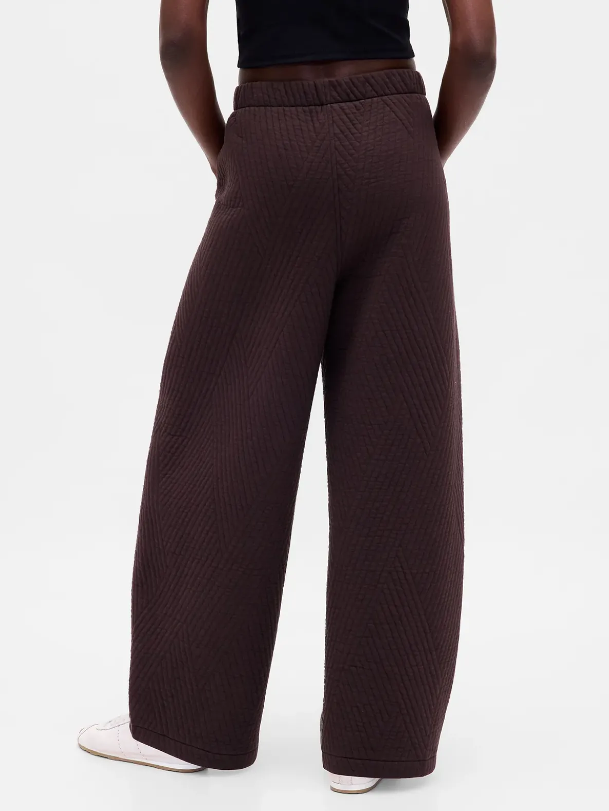 GapFit Quilted Jacquard Barrel Pants