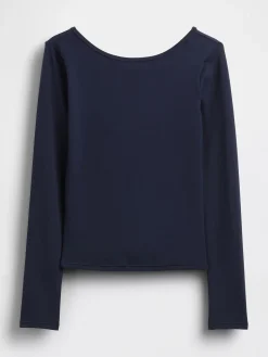 GapFit Smooth Boatneck T-Shirt