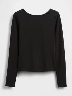 GapFit Smooth Boatneck T-Shirt