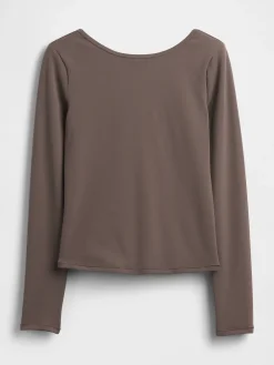 GapFit Smooth Boatneck T-Shirt