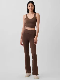 GapFit Smooth Foldover Mini Flare Leggings