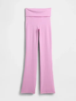 GapFit Smooth Foldover Mini Flare Leggings