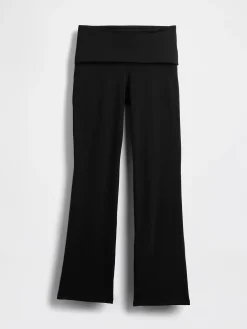 GapFit Smooth Foldover Mini Flare Leggings