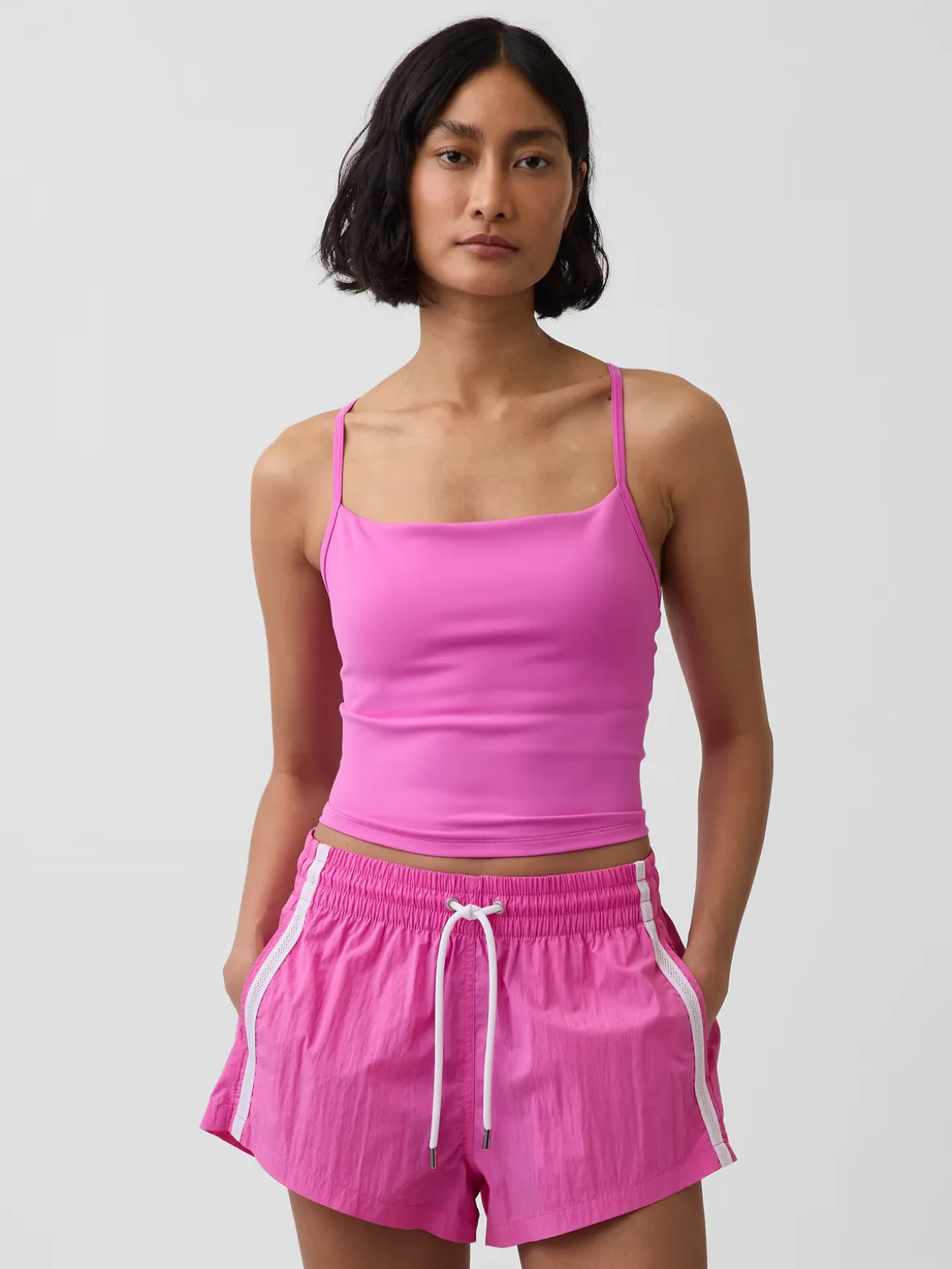 GapFit Smooth Racerback Crop Tank Top