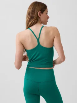 GapFit Smooth Racerback Crop Tank Top