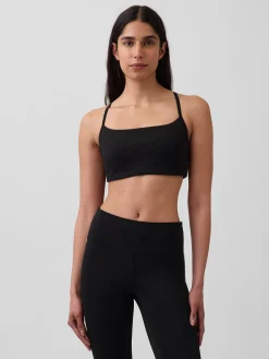 GapFit Smooth Racerback Sports Bra