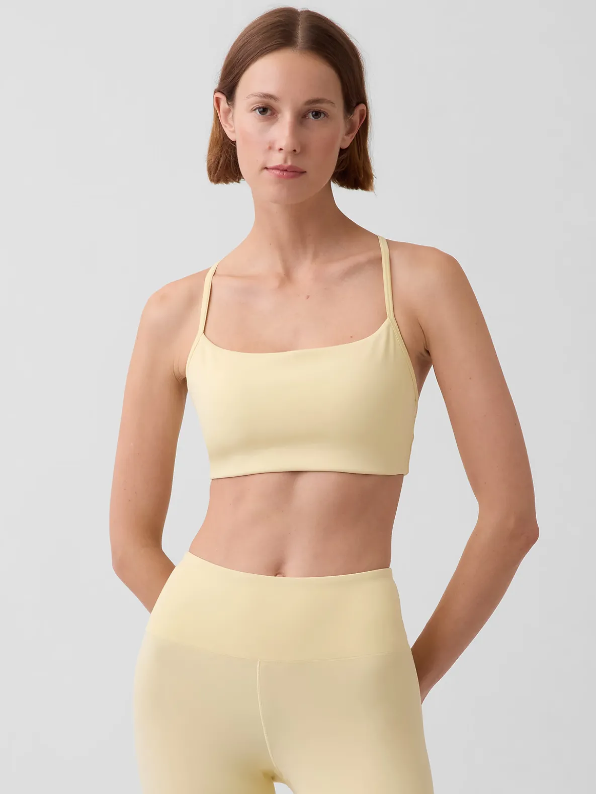 GapFit Smooth Racerback Sports Bra