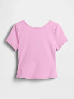 GapFit Smooth Reversible Wrap Crop Top